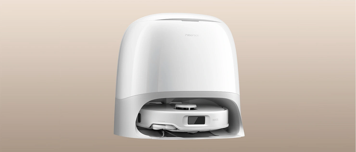 Roborock Qrevo Curv 5A1 dulkių siurblys - robotas, balta, 6 nuotrauka